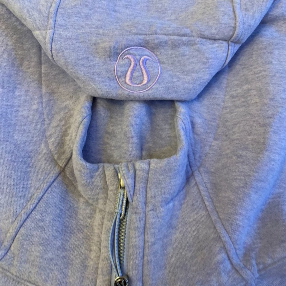 Cornflower blue Lululemon Scuba jacket - Picture 6 of 8